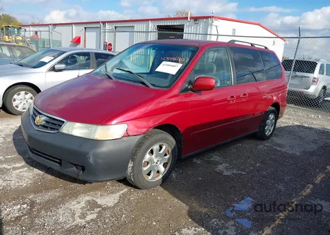 2003 Honda Odyssey Ex-L из США, поврежденный, VIN 5FNRL18013B105015